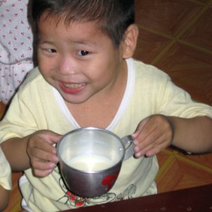 MCC soymilk consumed at an orphanage in North Korea.