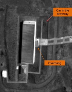 Figure 5: The Headquarters Building the Tonghae launch site, 15 days before the April 5, 2009 launch. (Image: © 2009 DigitalGlobe, Inc.)