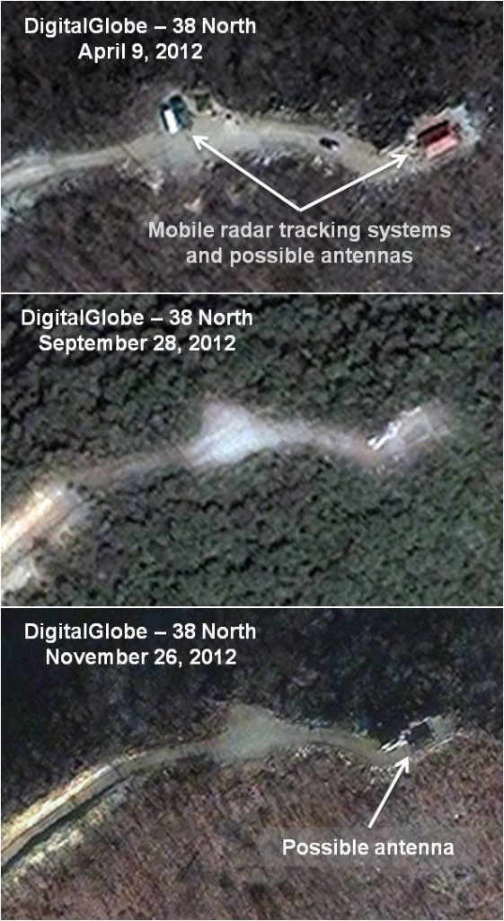 Figure 5. Preparations at the instrumentation site. (Image © 2012 DigitalGlobe Inc.)