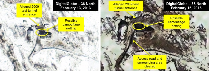 Punggye-ri Northern Area (West Portal) Figure 3. Activity at the Northern (West) area.