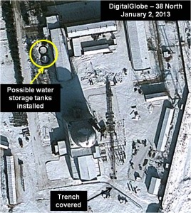 Figure 6. Possible water storage tanks installed. Yongbyon ELWR