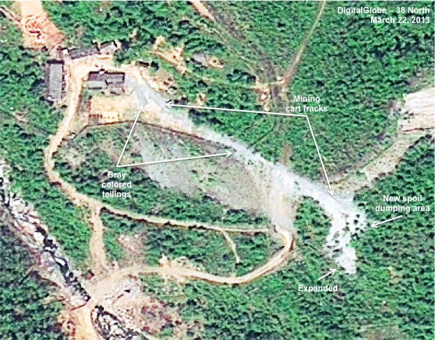 New Tunneling Activity at the North Korean Nuclear Test Site