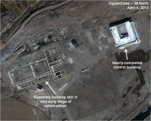 Figure 5. Construction does not seem to have resumed in early 2013. Tonghae Satellite Launching Ground, March 27, 2013
