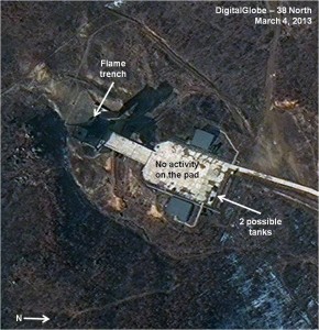 Figure 2. No activity seen at the rocket engine test stand at Sohae.