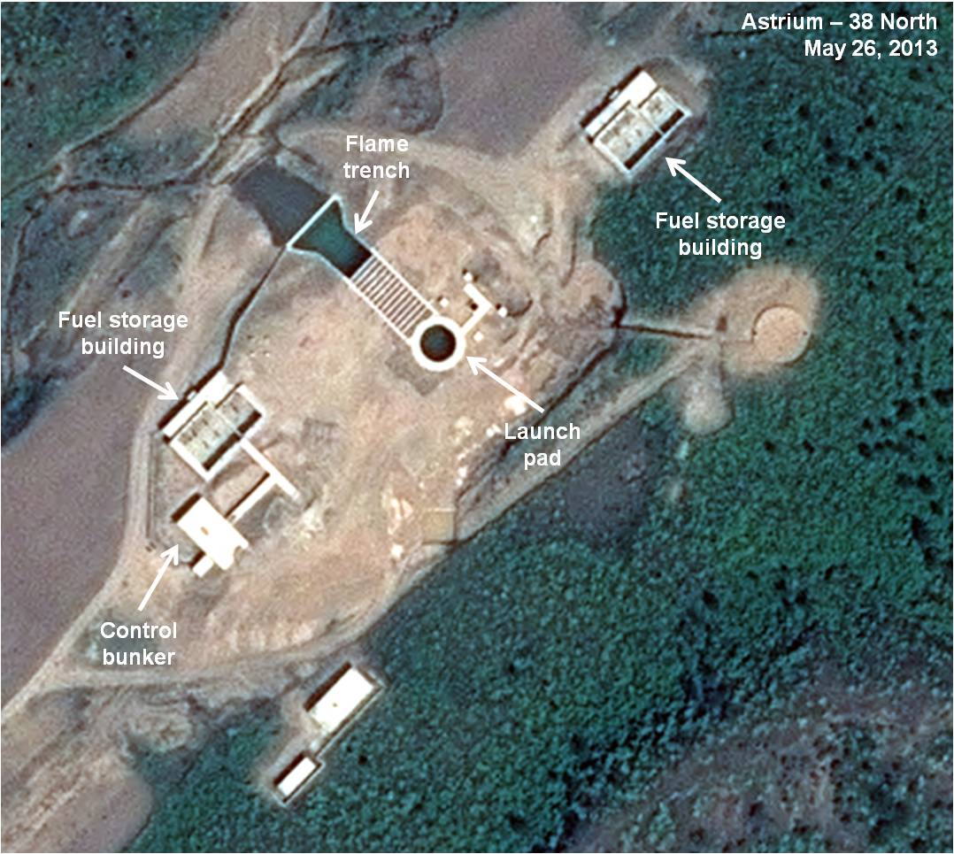Figure 3. Probable engine test activity in progress.