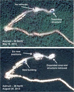 Figure 5. Construction at the radar tracking area.