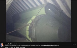 Tweet by Ricardo Martinelli, July 15, 2013.