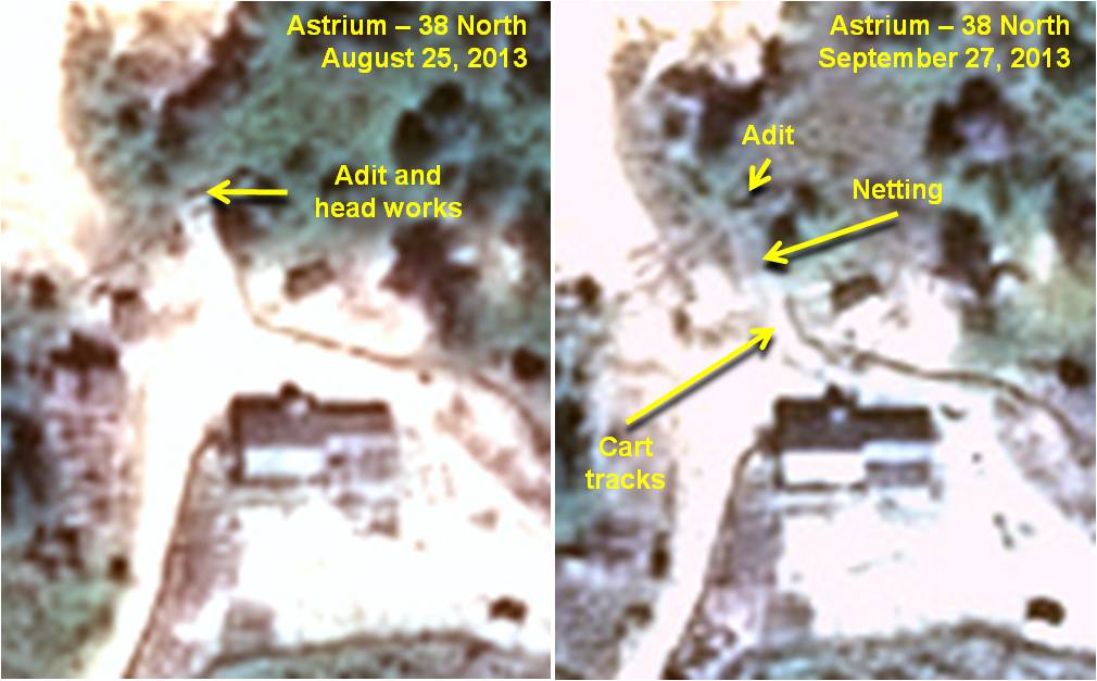 Two New Tunnel Entrances Spotted at North Korea’s Punggye Nuclear Test Site