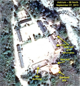 Figure 9. Support area in September with new building under construction.