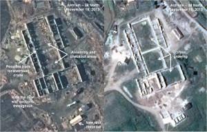 Figure 2. Major construction activity at the new assembly building.