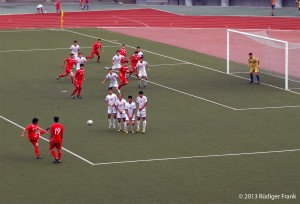 Myohyangsan vs. Kyongkongop, watched during one of the tours. (Photo: Ruediger Frank)