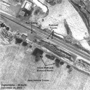 Figure 4. First Appearance of Possible Missile Support Vehicles.