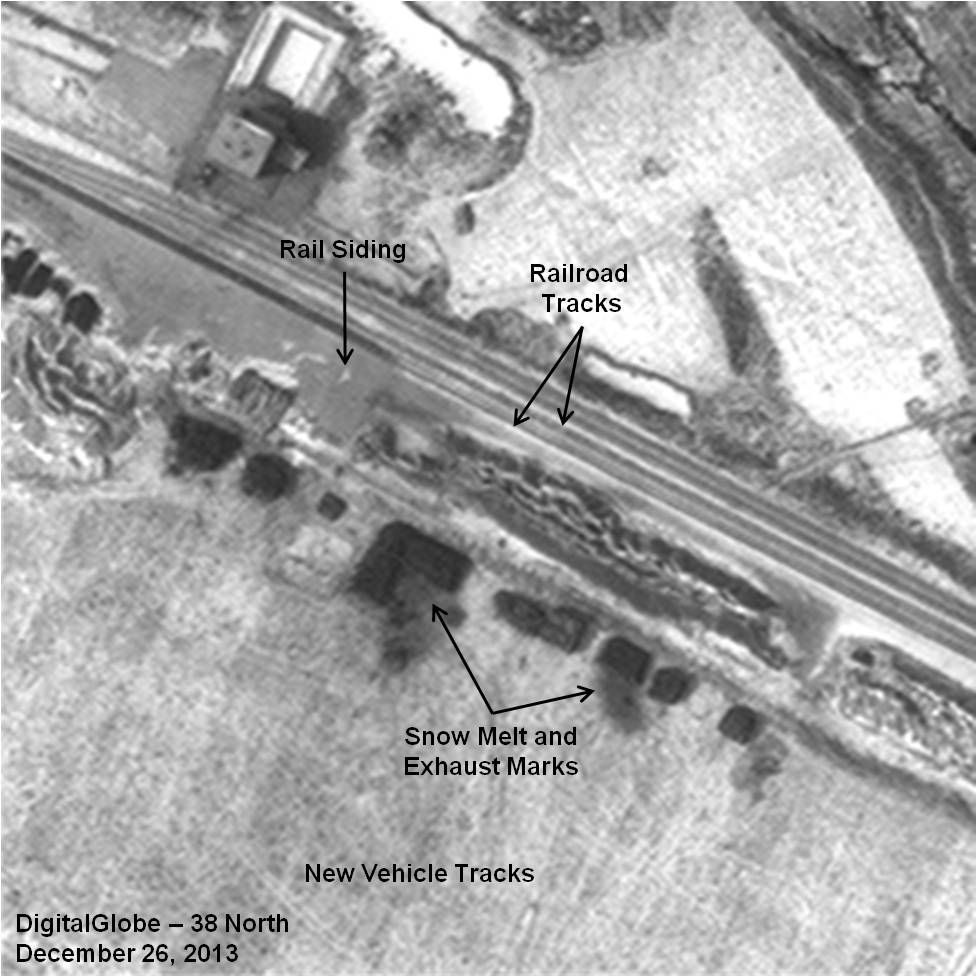 Figure 4. First Appearance of Possible Missile Support Vehicles.