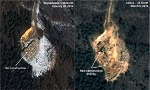 Figure 3. Resumption of construction at the possible mobile missile launch pad.