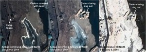 Figure 2. Clearing Sand from the 5 MWe Reactor Water Intake Cistern in Early 2014.