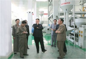 Figure 2. Kim Jong Un providing field guidance to the Namhung Youth Chemical Complex on June 20, 2013.