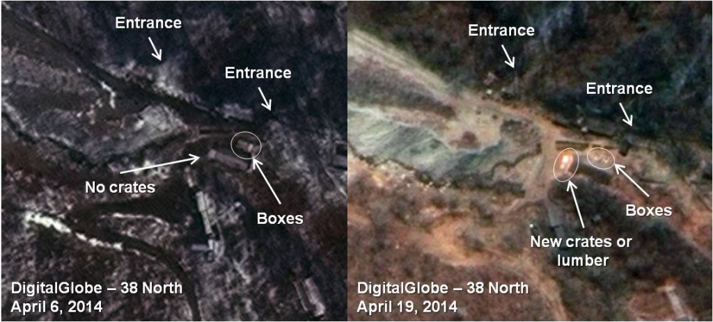 Figure 3. Low Level Activity Continues at the South Portal Area.