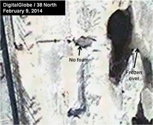 Figure 6. Lack of Hot Waste Water on February 9.