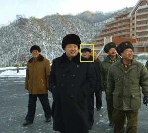 Kang Sok Ju also accompanied Kim Jong Un on the December 2013 visit to Masikryong Ski Park. (Photo: KCTV)