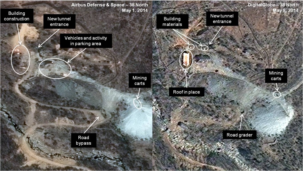 Figure 2. Excavation and construction continue at the West Portal area.