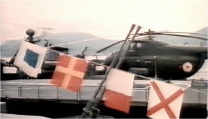Figure 3. A Mi-4PL ASW helicopter seen on the deck of Soho-class FFGH No. 823 sometime during 2004-2007.