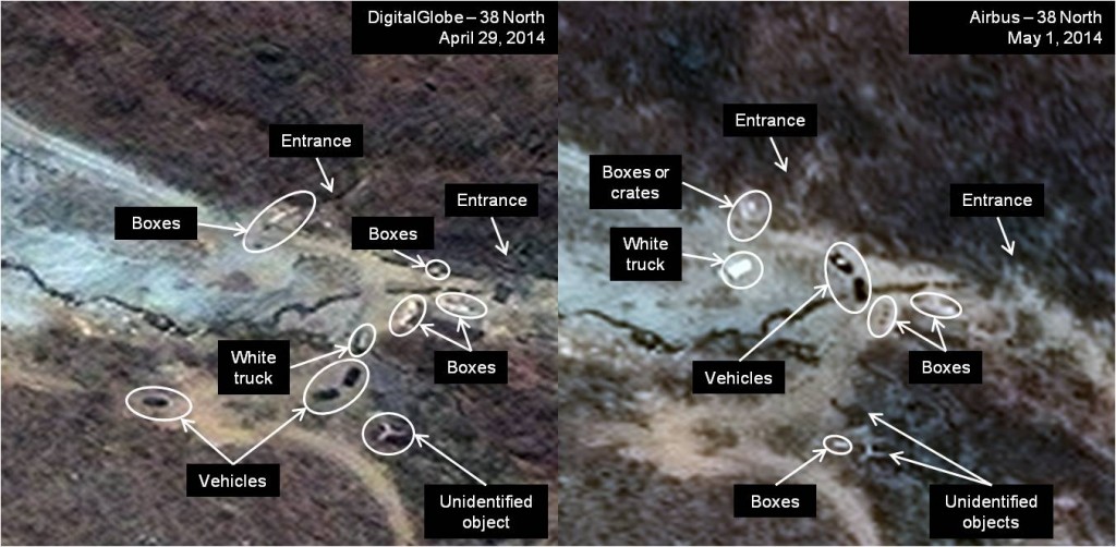 Figure 4. South Portal activity continues near the tunnel entrances.