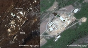 Figure 1. Construction continues on a launch pad for a large new rocket.