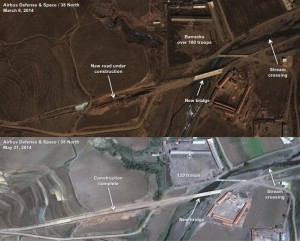 Figure 3. Completion of a section of the new road to Tonghae.