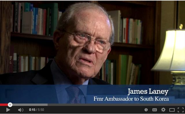 38 North interviews Amb. James Laney. 