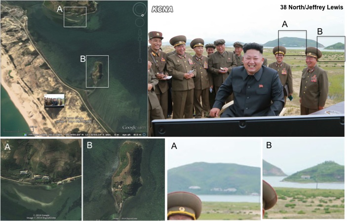 Satellite images: Google Earth. Photos: KCNA. 