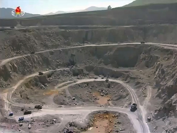 A ground view of the same area of the open pit mine.(Photo: KCTV)