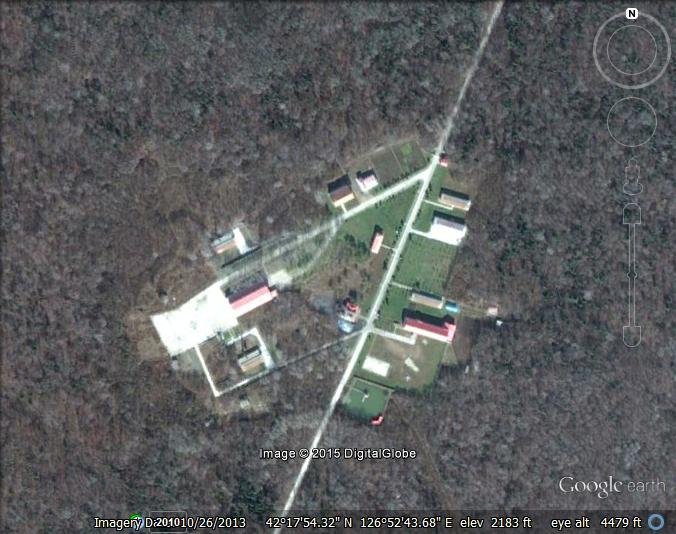 Launch Site at Jingyu (42°17'54.20"N, 126°52'43.53"E). Image: GoogleEarth
