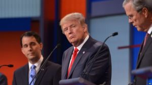 Donald Trump at the Republican debate 2015 (Photo: AFP)