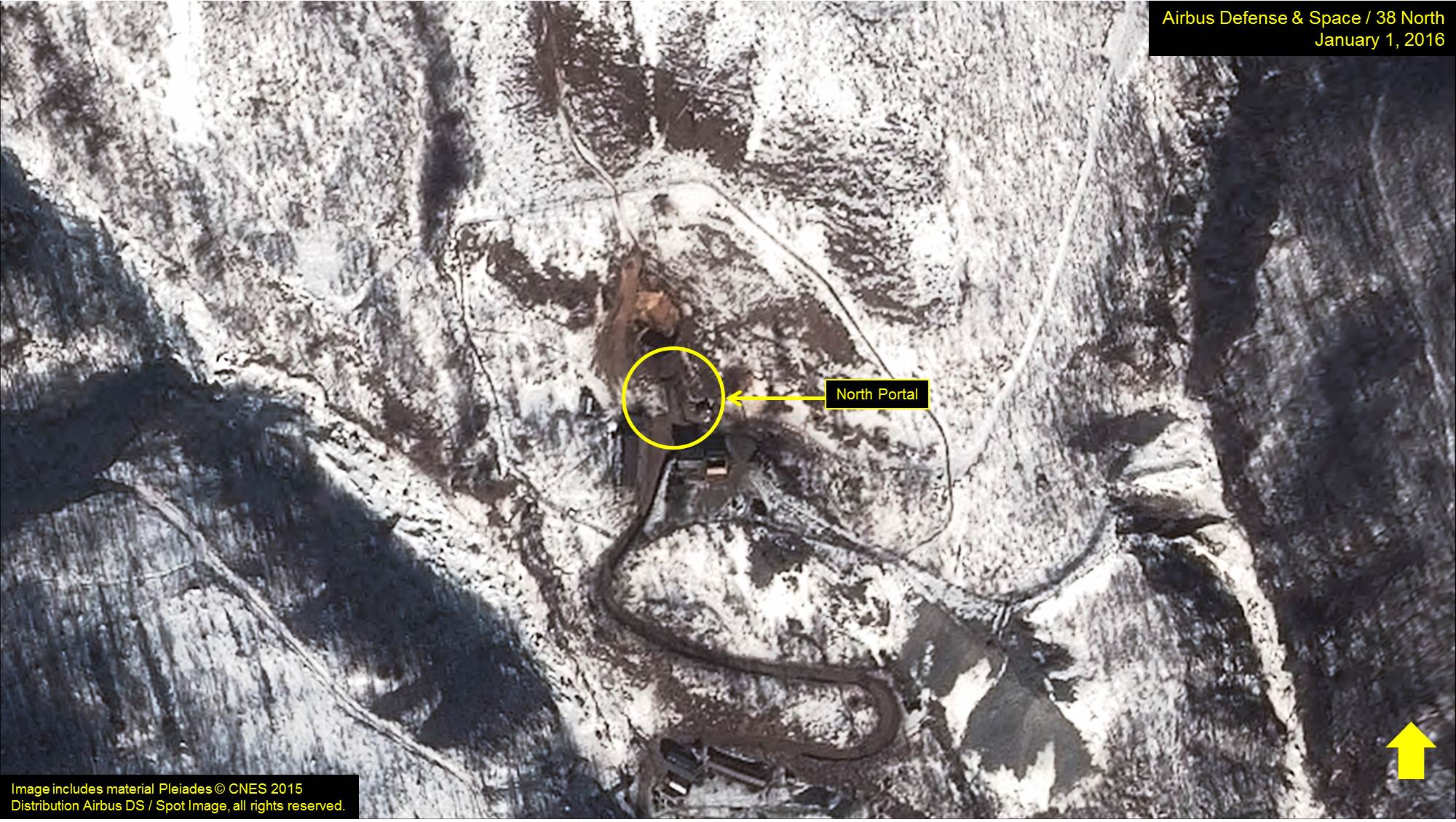 North Korean Nuclear Test: Imagery Shows No Indicators