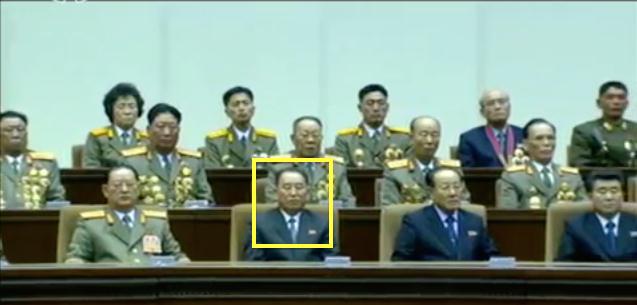Kim Yong Chol attends a national meeting on February 15, 2016. (Photo: Korean Central Television/NK Leadership Watch screen grab)