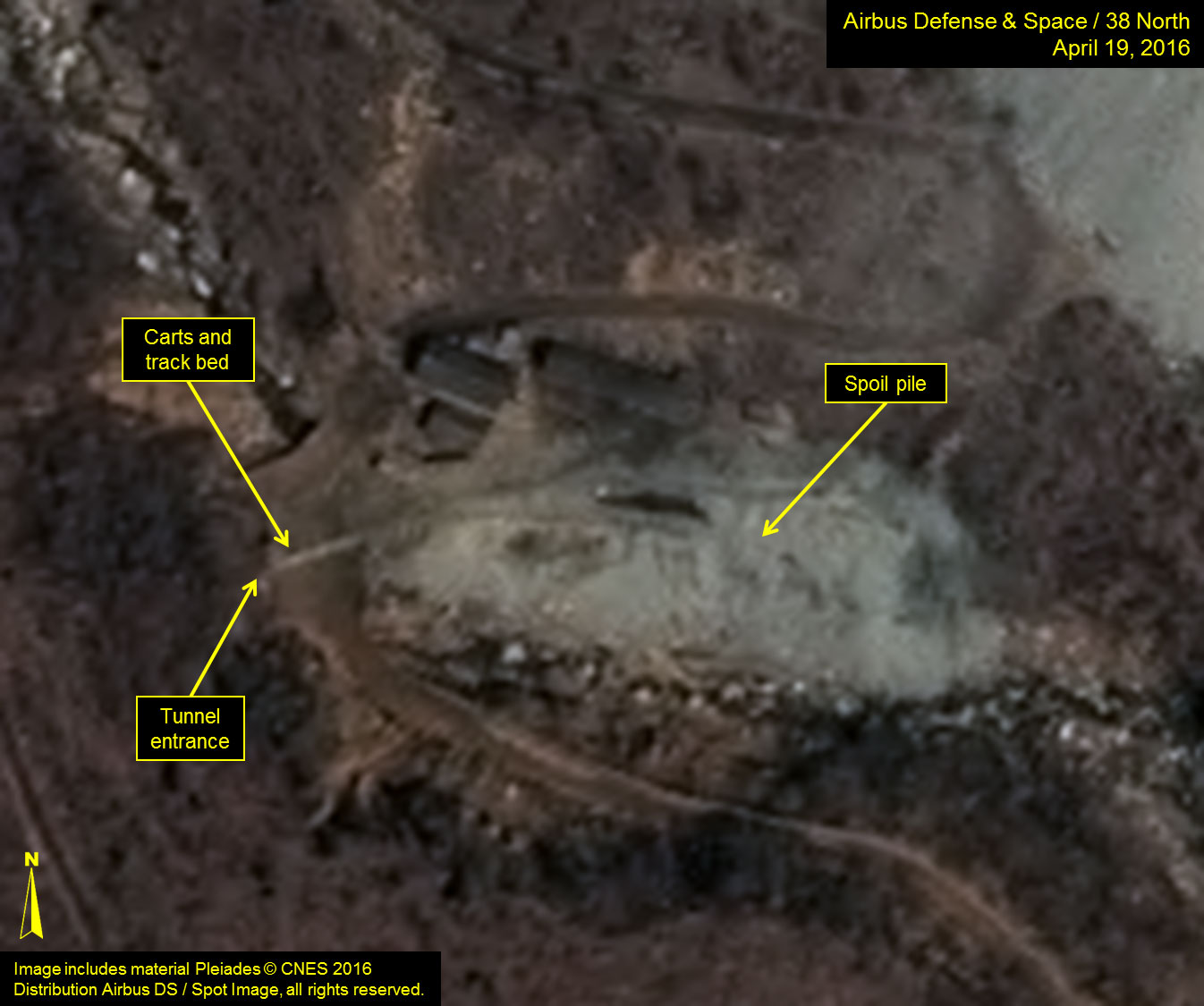 North Korea’s Nuclear Test Site: Limited Activity Continues; Tunnel Excavation Resumes