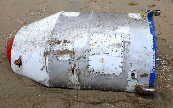 KMS-4 Nose Fairing Debris Found on Japanese Coast