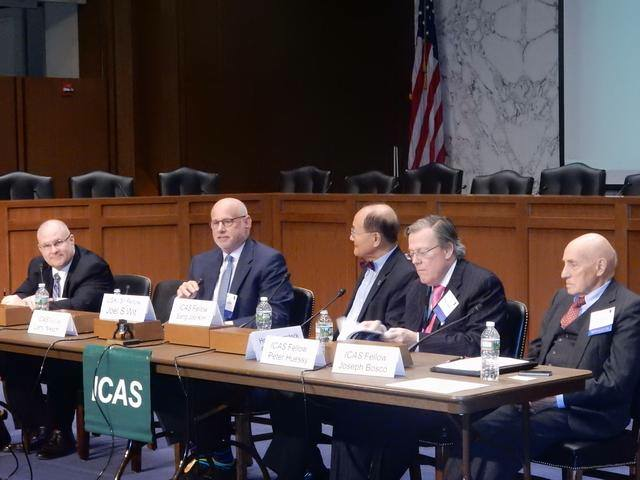 Joel Wit (second from left) speaks during the ICAS Spring Symposium . (Photo: ICAS)