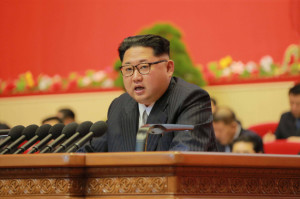 Kim Jong Un speaks during the 7th Congress of the Workers' Party of Korea on May 7, 2016. (Photo: KCNA)