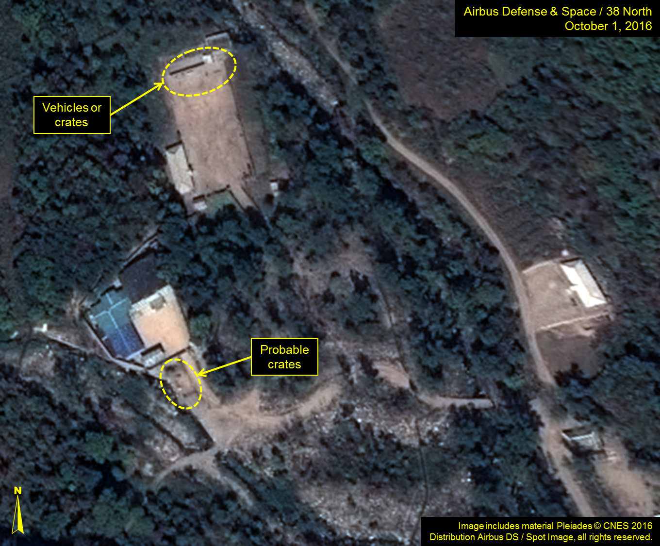 North Korea’s Punggye-ri Nuclear Test Site: Activity Spotted at All Three Portals