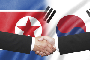 Inter-Korean handshake