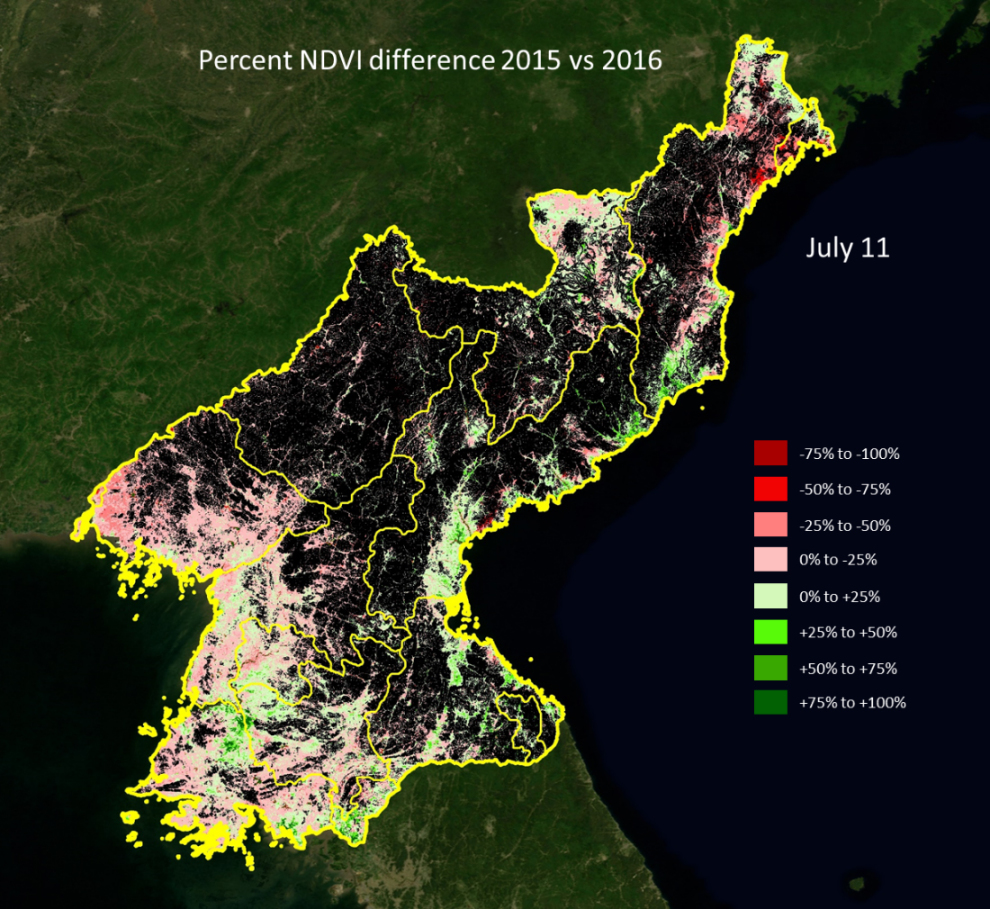 Assessing Agricultural Conditions in North Korea A Satellite Imagery