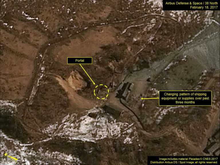 Continued Activity at North Korea’s Punggye-ri Nuclear Test Site