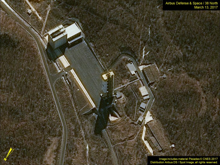 North Korea’s Sohae Satellite Launching Station: Scud-ER Launch Site Visible; Activity at Vertical Engine Test Stand