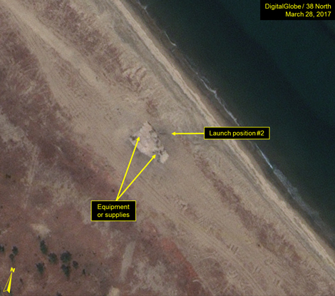 Possible Evidence of the Failed March 22 Missile Test