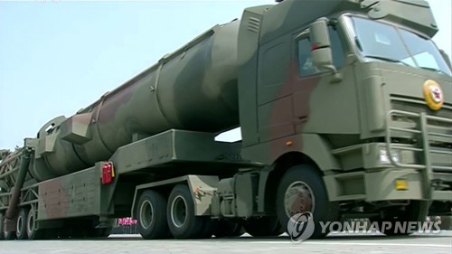 Figure 5. The second type of Pukguksong-3 ICBM. (Photo: Yonhap News)