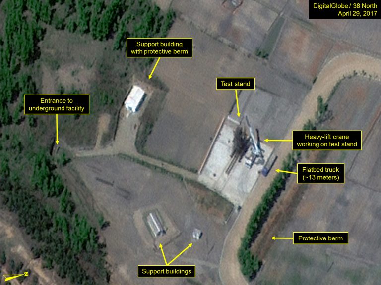 North Korea’s Sinpo South Shipyard: Activity at the Test Stand