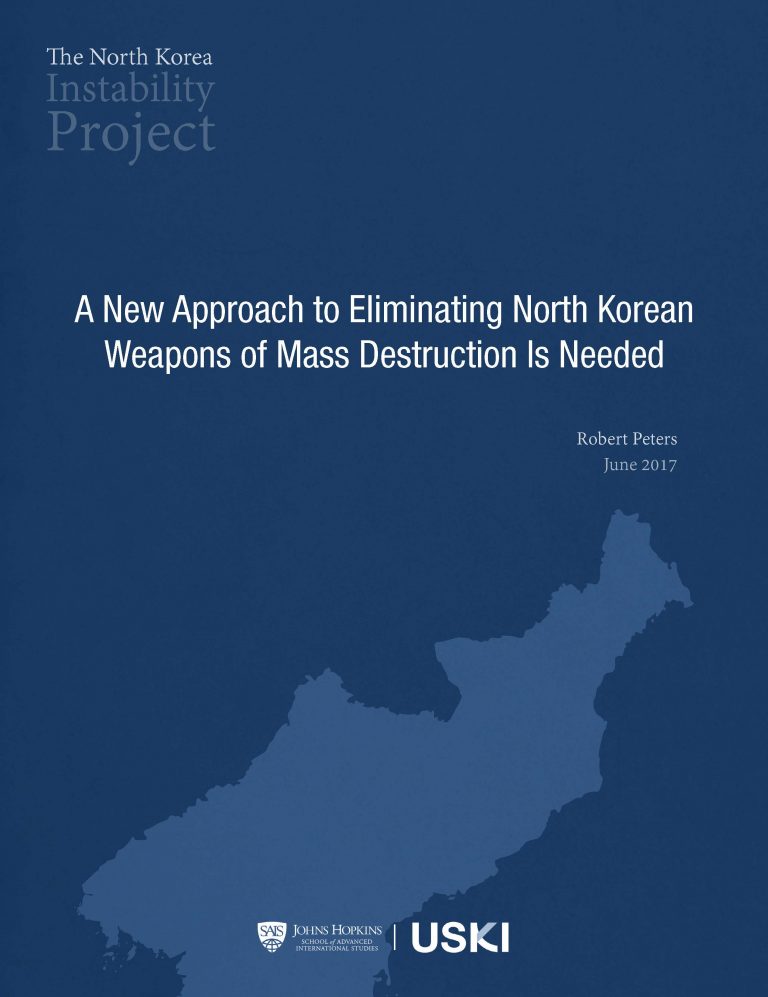 The North Korea Instability Project: A New Approach to Eliminating North Korean Weapons of Mass Destruction Is Needed