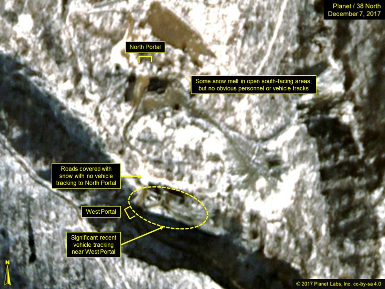 North Korea’s Punggye-ri Nuclear Test Site: Tunneling at the West Portal