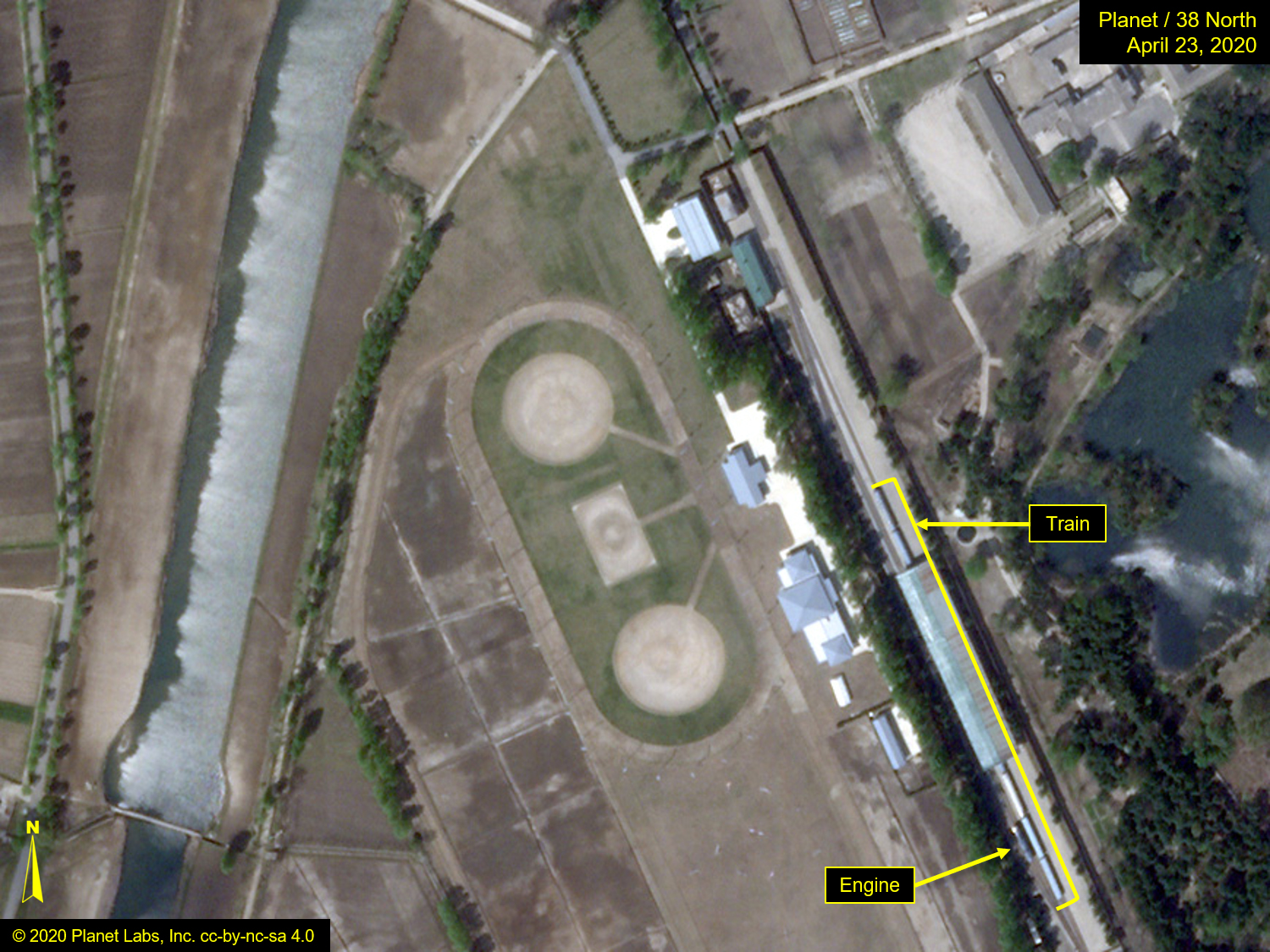 Train Spotted At Kim Jong Un S Wonsan Compound 38 North Informed Analysis Of North Korea